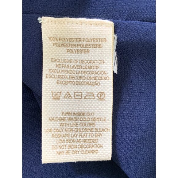 Navy Blue Sequin Embellished Halter Dress Free People Small RL10648 - Picture 3 of 11